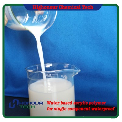 Single Component Waterproof Aqueous Acrylic Polymer Emulsion