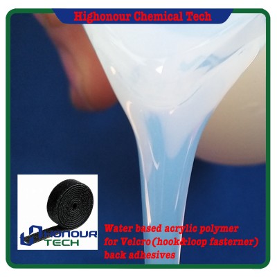 Water Based Acrylic Polymer for Velcro Strips Back Adhesives